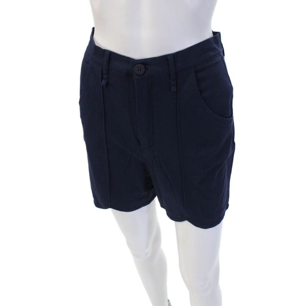 A. Putnam Unisex Chino Shorts Dark Blue Button Closure Size 4